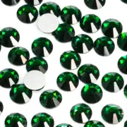 400Pcs SS30 Emerald Green Nail Rhinestones Bulk Crystal Nail Art 6Mm Green Nail
