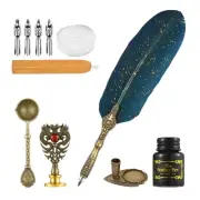 Calligraphy Pen Ink Set Quill Pen with 5 Nibs For Art Writing Drawing Tools