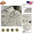 Queen Deep Pocket Bamboo Sheets - 3 Pieces, Soft & Breathable for Warm Sleepers