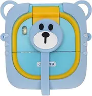 Kids Camera Instant Print, 1080P HD 48MP Digital Cameras Instant Print Photos, 2.4 Inch Display 180° Rotating Lens 1200mAh Rechargeable Battery, Built in Games, for Girls Boys