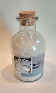 Cucina Himalayan White Salt - Glass Bottle 22.1OZ