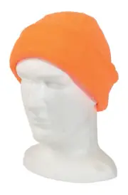 Blaze Orange Micro Fleece Beanie