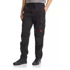 Hugo Boss Men's HUGO Garlo Trousers Elastic Waist Cargo Pocket Logo Pants Black