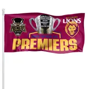 Brisbane Lions AFL Premiers 2024 Pole Flag