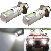 100W Headlight For Honda 1987-1997 TRX200 FourTrax 200 White LED Lights Bulbs