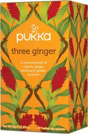 Pukka Three Ginger Tea | 20 tea bags