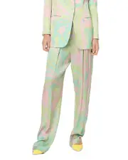 Pinko Printed Satin Pants