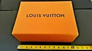 LOUIS VUITTON EMPTY GIFT BOX / LOUIS VUITTON AUTHENTIC ORANGE GIFT BOX FOLDABLE