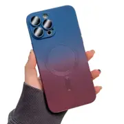 Case For iPhone 16 Pro Max Magsafe Gradient Silicone Cover