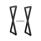 Metal Bar Table Legs, 36 Inch Heavy Duty Dinning Table Leg with Adjustment Fe...