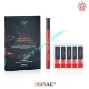 DSPIAE CS-PB01 Push Broach Combination Set ( 0.1/0.15/0.3/0.5/1.0)mm