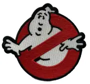 Ghostbuster Movie Ghost Logo Patch Iron On Sew On Badge Embroidered Patch