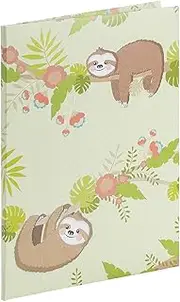 Rössler Papier 11701407000 Writing Paper Pack Sloth, 165 x 235 and 90 x 177 mm, 10 Sheets and 10 Envelopes
