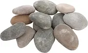 ASelected 20 pcs Painting Pebbles,Large Flat Pebbles for Painting,2.36 to 3.5 inch Smooth Pebbles for Crafting Painting Mandala and Kindness Rocks, Handpicked Natural Stone Aquarium Decorative Stones