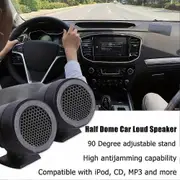 2pcs Car Tweeter Speakers Pre-wired Dome Audio System Super Loud Tweeter Speakers Auto Car Electronic Accessories