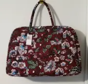 Vera Bradley Bordeaux Blooms Grand Traveler Bag--NWT--beautiful!