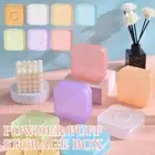 Breathable Dustproof Moisture-proof Makeup Powder Puff Box H6N5 Storage M0W0