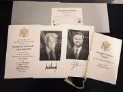 RARE! Official TRUMP VANCE 2025 Inauguration Congressional Invitation+Program