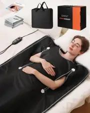 ✅ Infrared Sauna Blanket-Sauna Blanket for Home Use Detox, Portable Design Black