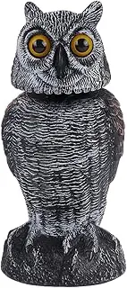 Owl Bird - Weatherproof Garden Owl Decoys to Scare Birds Away | Realistic Yard Scarecrow for Patio, Swimming Pool, Lawn Protection, Outdoor Decorative Sculpture to Deter,