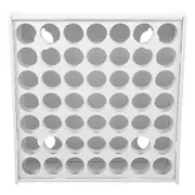 Craft Paint Holder Rack Wall-mounted Multi-compartment Storage For Paints And Inks Home 33.00X31.50X10.00CM 1Pack White