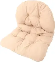 PHENOFICE Outdoor Swing Seat Cushions Set of 4 Hanging Egg Chair Pillow Uv Resistant Swing Replacement Cushions for Garden Patio