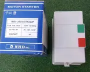 NHD Enclosed Motor Starter 10 HP 230V 3 Phase, 32A 3ph 220V 230v 3p MS1-25D 26a