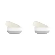 2PK Joseph Joseph Easystore Slim Compact Soap Dish Bathroom Sink Storage w/Drain