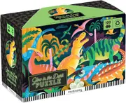 Mudpuppy - Dinosaur Park Glow-in-the-Dark Puzzle 100pc