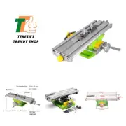 Mini Milling Machine Work Table Vise Portable Compound Bench X-Y 2 Axis Adjus...