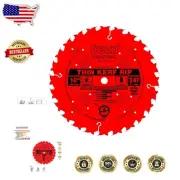 Premium 10" Thin Kerf Rip Blade with 24 Teeth - High Density TiCo Performance