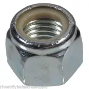 (5) 7/16-14 Steel Nylon Insert Lock Nuts / Stop Nuts 7/16x14