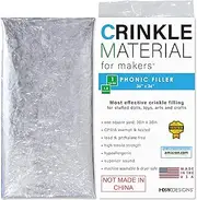 HYAKdesigns™ Crinkle Paper Plastic Film | 1 Sq Yard - Commercial Grade Crinkle - Add Texture & Noise to Toys | Noise Making Crinkle Crinkle Paper, Crinkle Paper for Baby Toys, Crinkle Sound for Toys