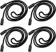 [LT Easiyl] 4PCS Glasses Cord Length 74cm Eyeglasses String Holder Straps Cord for Swimming Goggles Sports Glasses for Sunglasses Lanyard Rope Neck Retainer Black