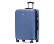 Australian Luggage Co Venice HS 29" Travel Suitcase Checked Trolley Bag Indigo