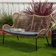 Mimosa Wicker Butterfly Natural Lounge