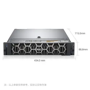 戴爾（DELL) R740 2U機架式伺服器GPU計算AI 2顆4210R/128G記憶體/480G SSD*2+4T SATA*3/RTX3090-24G/1