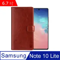 在飛比找PChome24h購物優惠-IN7 瘋馬紋 Samsung Note 10 Lite (