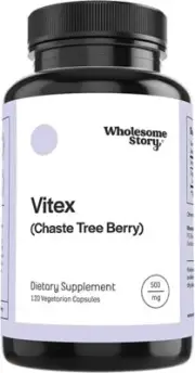 Vitex (Chaste Tree Berry) | 120 Vegetarian Capsules | 500mg | Natural Support