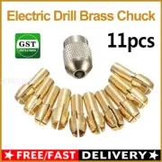 11PCS Brass Drill Chucks Collet Bits 0.5-3.2mm for Dremel Rotary Tool