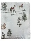 Cuddle Duds Flannel Sheet Set Trees with Forest Animals King Bed Sheets, Bedding