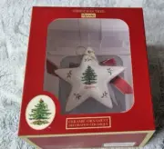 Spode Christmas Tree Star tree ornament NEW 2022 BNIB