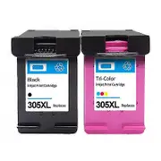 305XL printer cartridge, 305XL black and color compatible with HP 305 printer cartridge, suitable for HP DeskJet 2700 2720 2722 2729 printer
