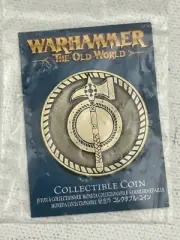 Warhammer The Old World Limited Edition Coin OOP BRAND NEW SEALED
