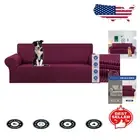 Machine Washable Elastic Sofa Cover for 94-110" Couches – Pet & Kid Friendly