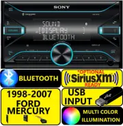 1998-2007 FORD MERCURY BLUETOOTH CD DVD USB CAR RADIO STEREO W/ OPT SIRIUSXM