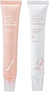 3pcs Face Hair Removal for Women, Upgraded Hair Removal Epilator Cream, Portable Beauty Tools for Upper Lips, Chin, Arms, Legs, Underarms