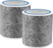 Luripid 2 Pack HP102 Filter Replacement, Compatible with Shark HP102 & HP102PET & HC452 & HP132 & HC450 & HC451 & HC455, True HEPA for 99.97% of Particles, Compare Part #HE1FKPET, HE1FKBAS