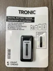 2Pk Digital Battery Tester. LCD bar Graph Display & Voltage Gauge For AA/AAA/C/D