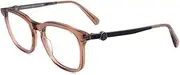 [Moncler] ML5176 045 Shiny Light Brown 52/20/145 MAN Glasses, 045 Shiny Light Brown, 52/20/145
